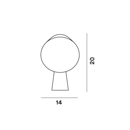 Foscarini Binic - Lampada da tavolo