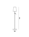 Foscarini Birdie - Lampada da terra