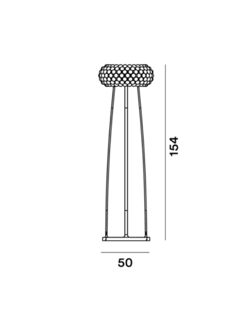 Foscarini Caboche Plus - Lampada da terra