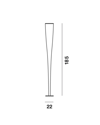 Foscarini Mite - Lampada da terra