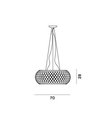 Foscarini Caboche Plus - Lampada a sospensione