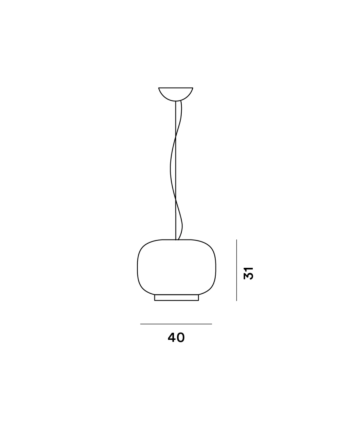 Foscarini Chouchin - Lampada a sospensione