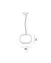 Foscarini Chouchin - Lampada a sospensione