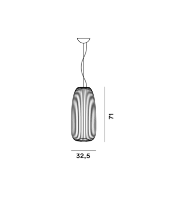 Foscarini Spokes - Lampada a sospensione