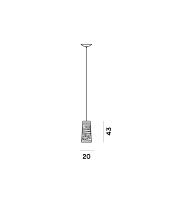 Foscarini Tress - Lampada a sospensione