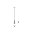 Foscarini Tress - Lampada a sospensione