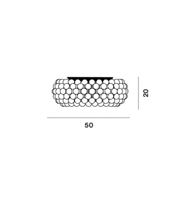 Foscarini Caboche Plus - Plafoniera