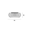 Foscarini Caboche Plus - Plafoniera