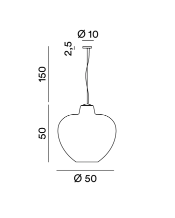 Perenz Big Bowl / Bowl - Lampada a sospensione